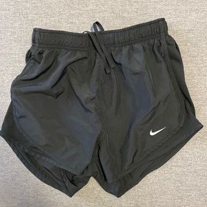Black Nike pro shorts with liner